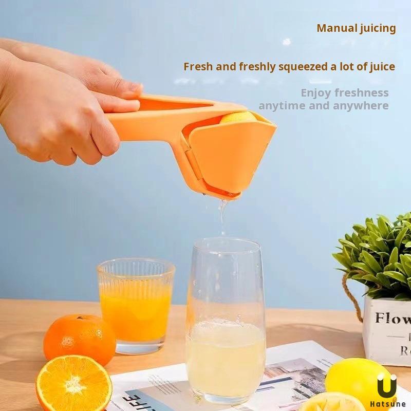 Multifunctional Manual Fruit Lemon Juicer & Pulp Separator оранжевый