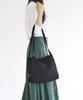 Green Stuff Boxy Shopper Bag 53 Ribbed Corduroy - Black Short M