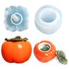 2Pcs DIY Epoxy Crystal Birthday Persimmon Jar Storage Box Molds Silicone Resin Bottle Mold for DIY Craft Jewelry Storage