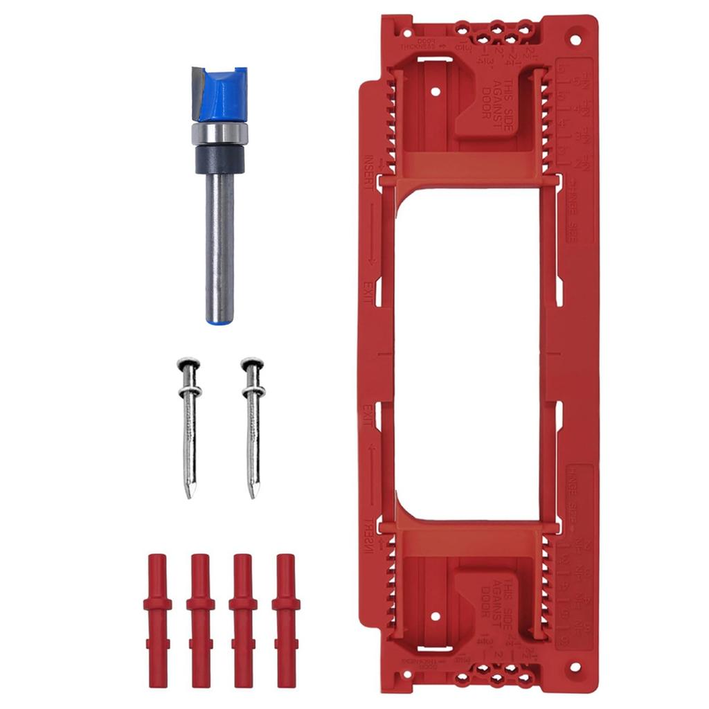 Door Hinge Template Door Hinge  Woodworking Hinge Slotting Locator Positioning Slot Locator Hinge Installation Kit
