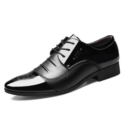 New Men's Leather Shoes Large Size Casual Shoes Business Dress Shoes Men's Versatile Wedding Shoes