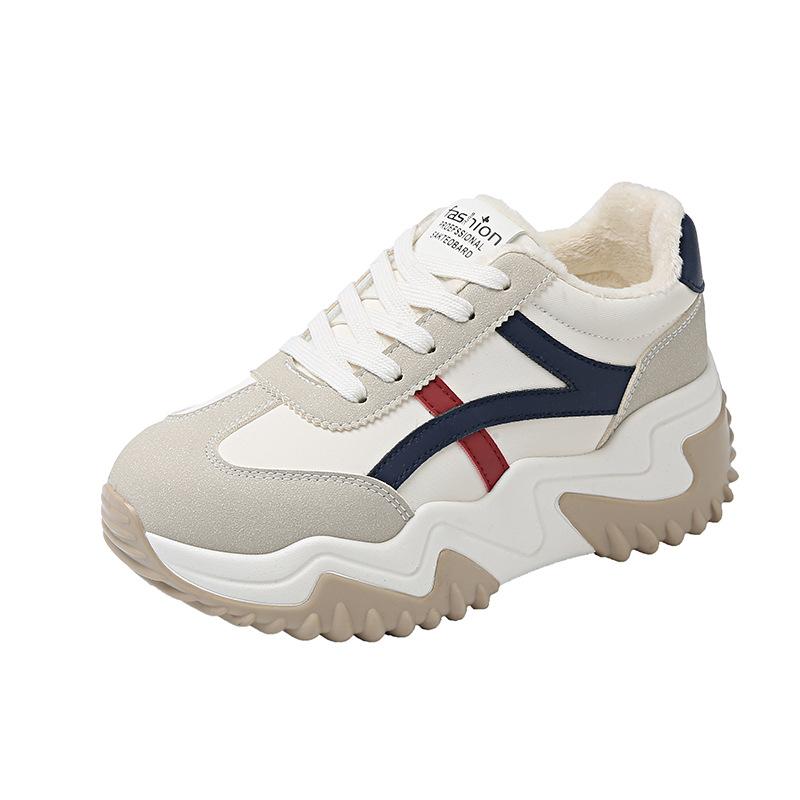 Korean version of the new dad shoes women's 2025 winter student sports running shoes casual shoes platform height increase JC8826-1