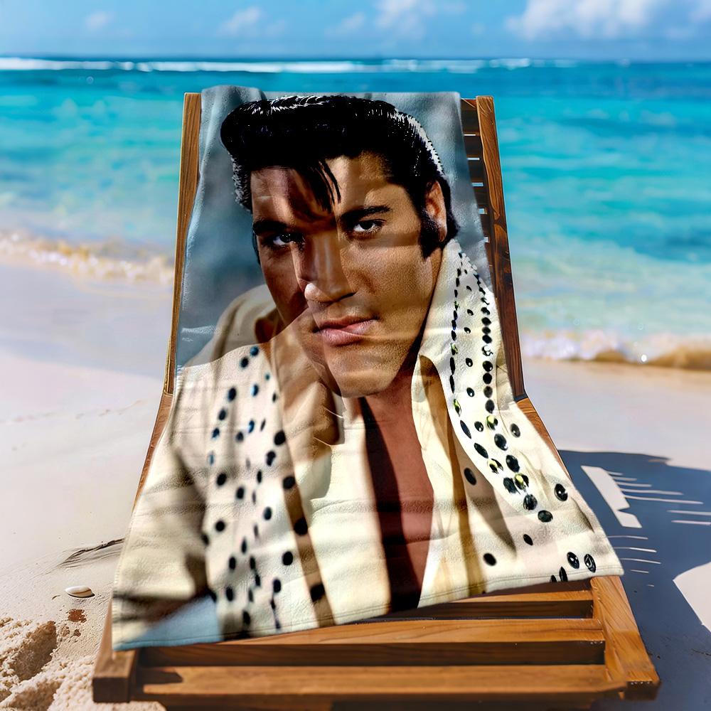 Elvis Beach Towel Quickdry Soft Microfiber Comfortable Lightweight Portable For Swimmingbeachcamping Travel Beach Accessoriesgym