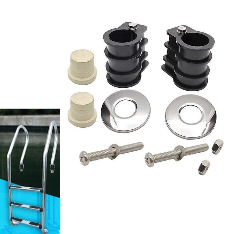 Corrosion Resistant Stainless Steel Swimming Pool Ladder Accessories Replacement Kits For Home And Public Pool Use