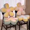Thickening Flower Pattern Office Seat Cushion Supportive Floor Mat Living Room