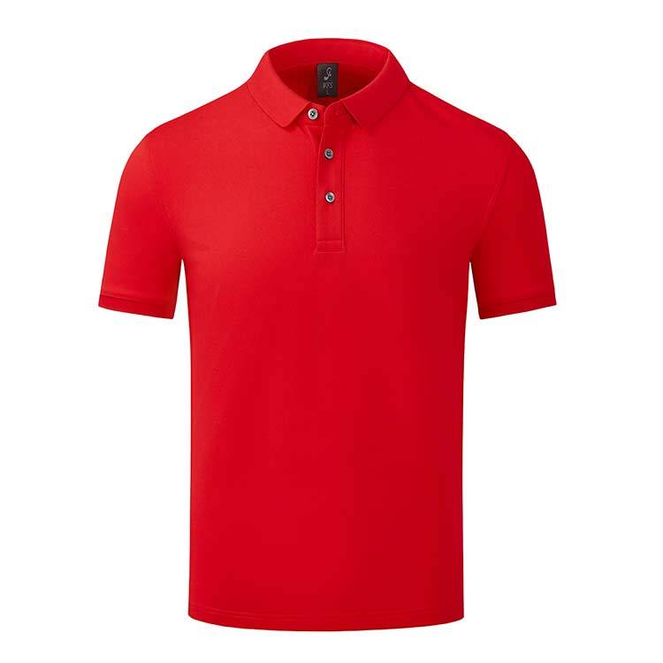 XBJSH A005  220G Combed Cotton Golf Lapel POLO Shirt Men's