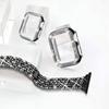 Metal Strap with Case For Apple Watch 46mm 45mm 41mm 44mm 42mm 40mm 38mm Diamond Bracelet Wristband for iWatch 11 10 9 8 7 6 5 4 3 SE Cover