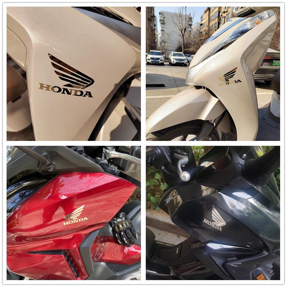 Metal Honda Sticker Logo Motorcycle Tank Helmet Bike Decal