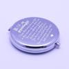 Portable Double-Sided Metal Folding Makeup Mirror for Men and Women