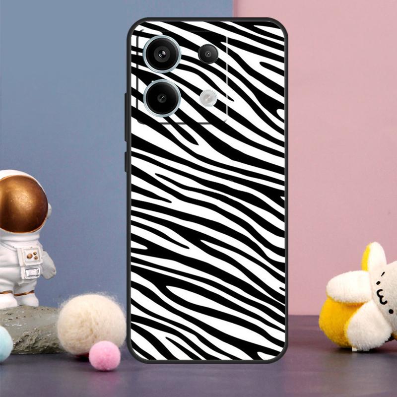 

Zebra Stripe Print Case For Xiaomi Redmi Note 13 9 10 11 12 14 15 Pro Plus Redmi 15 15C 14C 10C 12C 13C Cover Redmi Note 10 4G