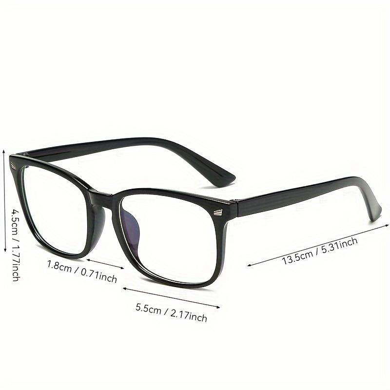 3 Pairs of Y2K Style Fashionable Transparent Lens Glasses Suitable for Daily Wear for Both Men and Women