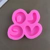 1pcs DIY Valentine's Day, Qixi Festival, 520 Love Cake Making Tools, Cake Decoration, Chocolate Fondant, Silicone Mold