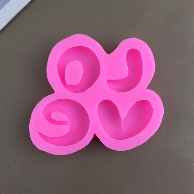 1pcs DIY Valentine's Day, Qixi Festival, 520 Love Cake Making Tools, Cake Decoration, Chocolate Fondant, Silicone Mold
