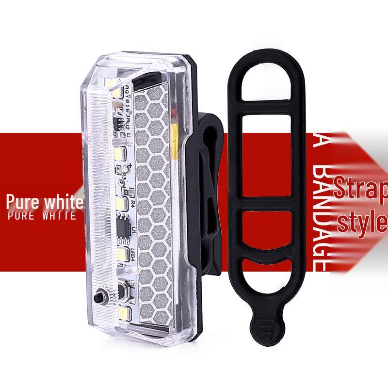 NQY USB Rechargeable Rainproof Bicycle Taillight with Long Battery Life