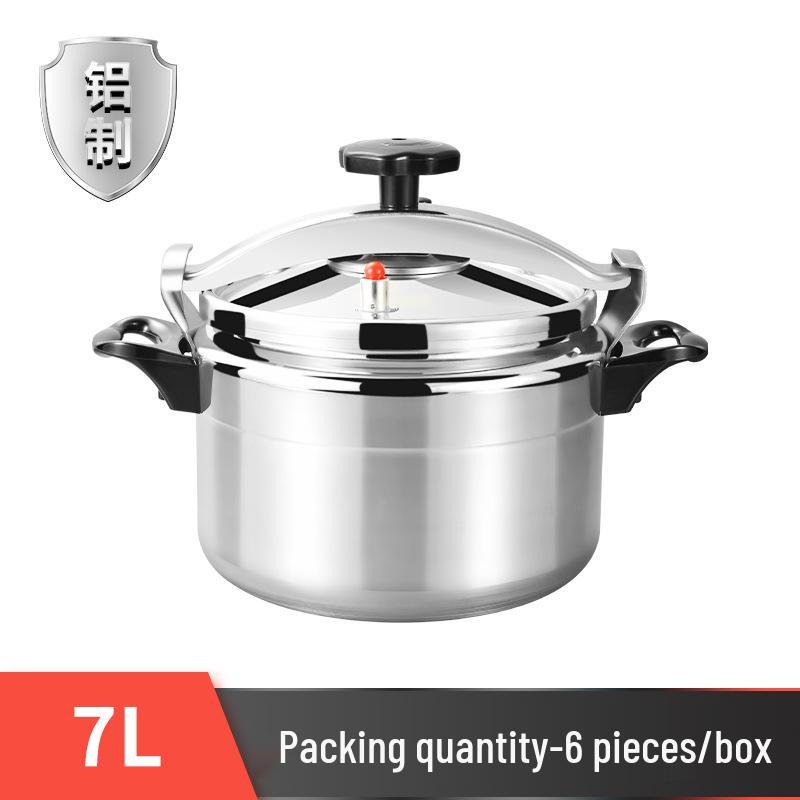 Large Capacity Multi-functional Aluminum Pressure Cooker for Gas Stoves - Explosion-Proof and Perfect for Soups and Stews