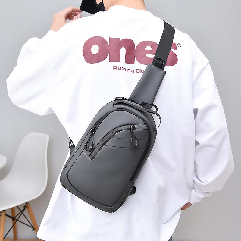 Chest Bag Men's Business Shoulder Bag Large Capacity Outdoor Sports Crossbody Bag