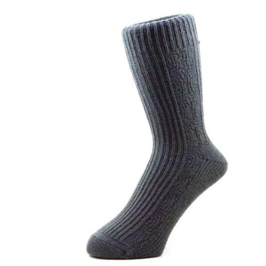 Remocoro Warm Stretch Cable Made in Japan Assorted 5 Men's Socks, (23.0-28.0cm, Pairs)