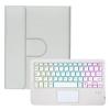 iPad 11 A16 Tablet 360° Rotating Protective Case with Magic Keyboard and Gradient Backlit Keyboard