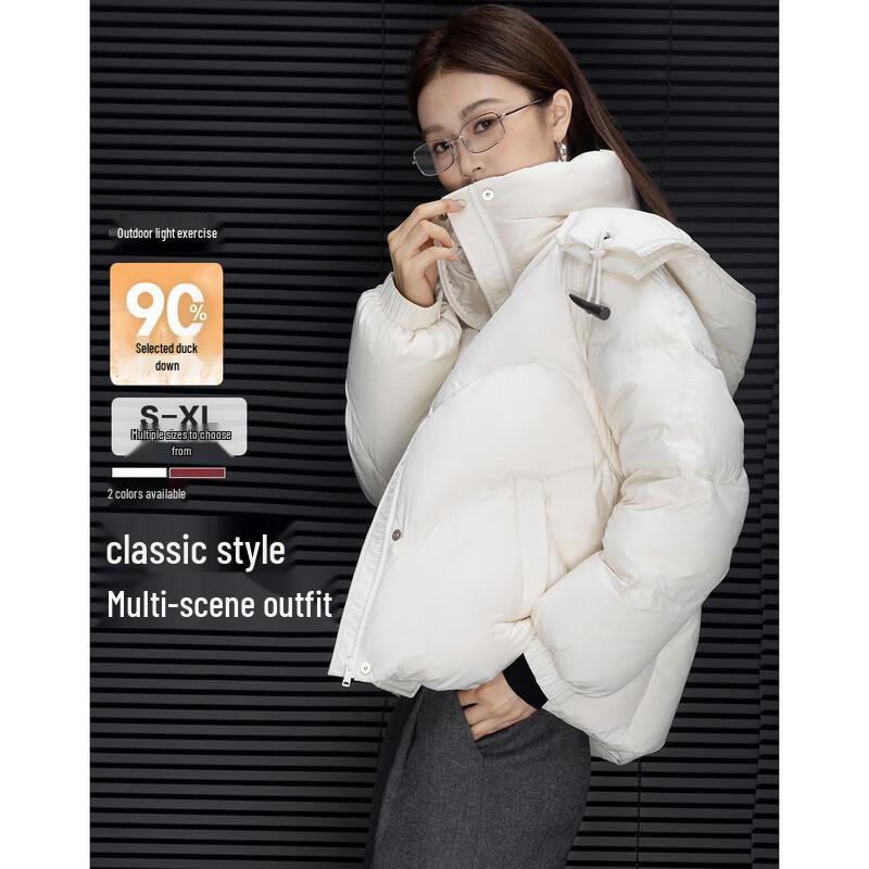 Demana Women's Hooded 90% Duck Down Jacket