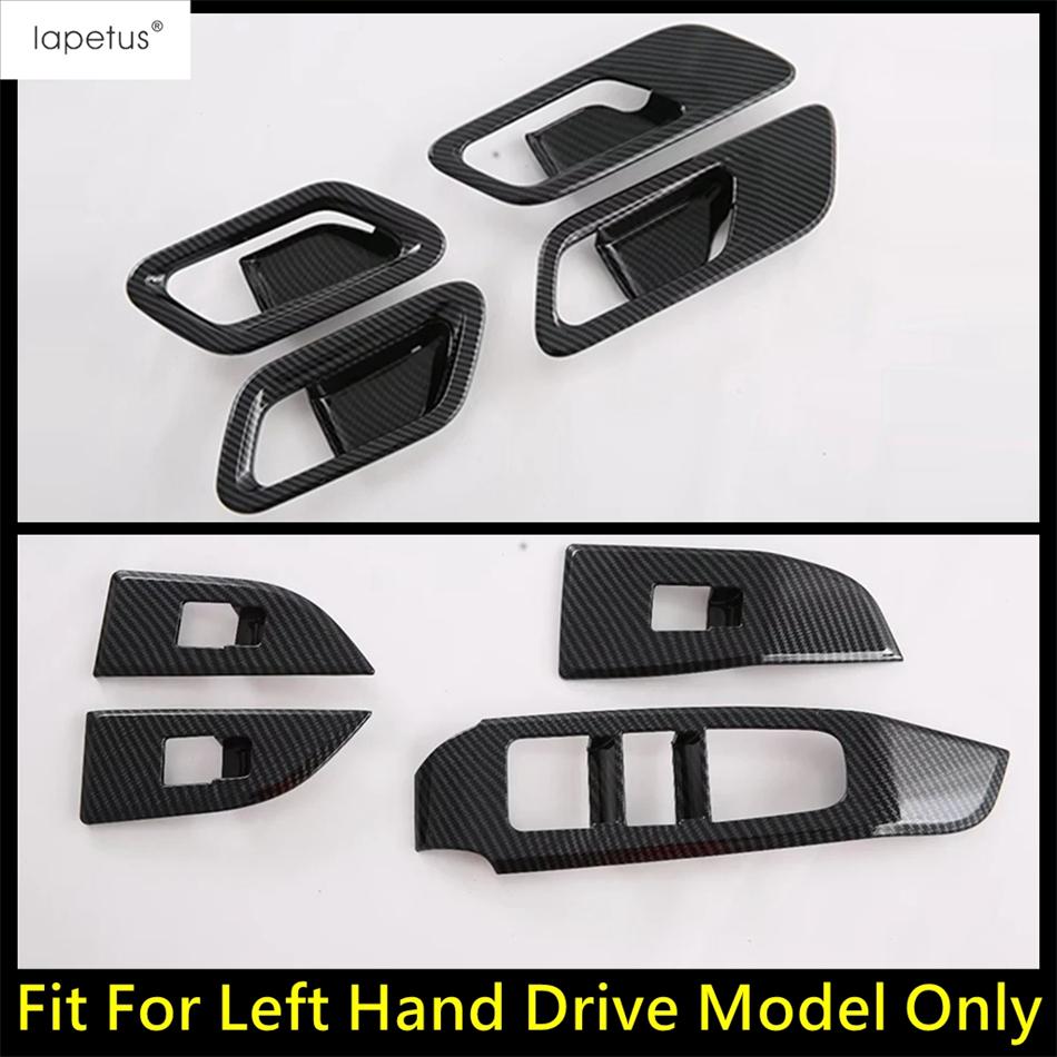 Car Inner Door Window Lift Button Handle Bowl Panel Frame Cover Trim For Nissan Qashqai J12 - 2026 Carbon Fiber Accessories