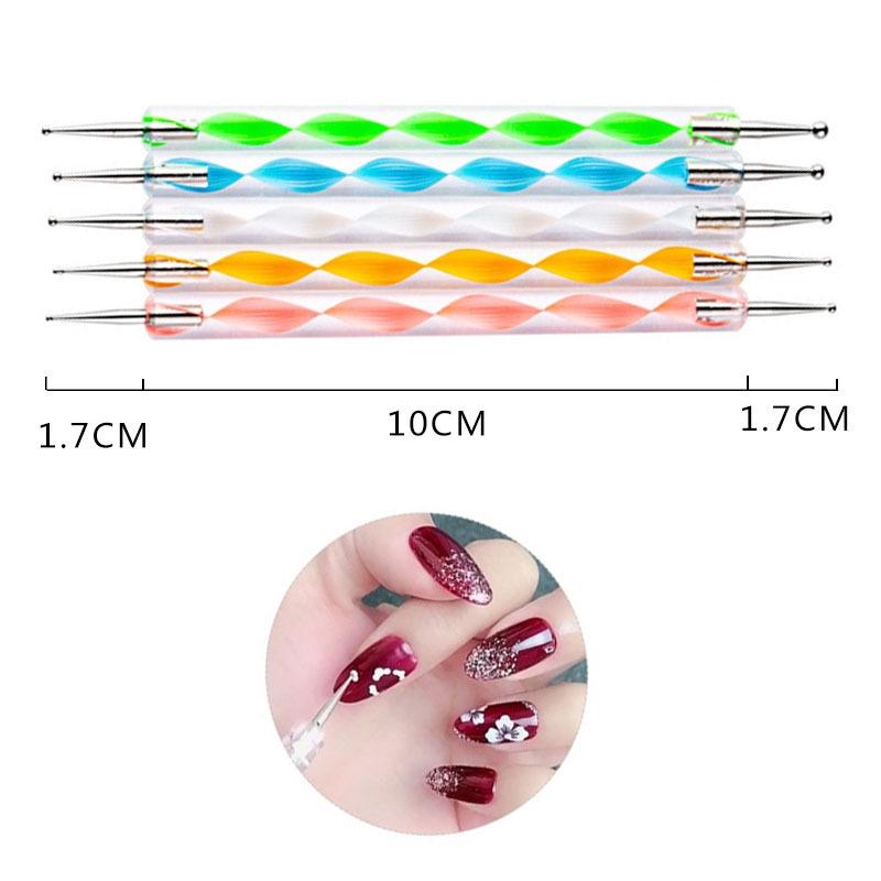 5-teiliges Dotting-Tools-Set für Nail Art, Prägestift zum Malen