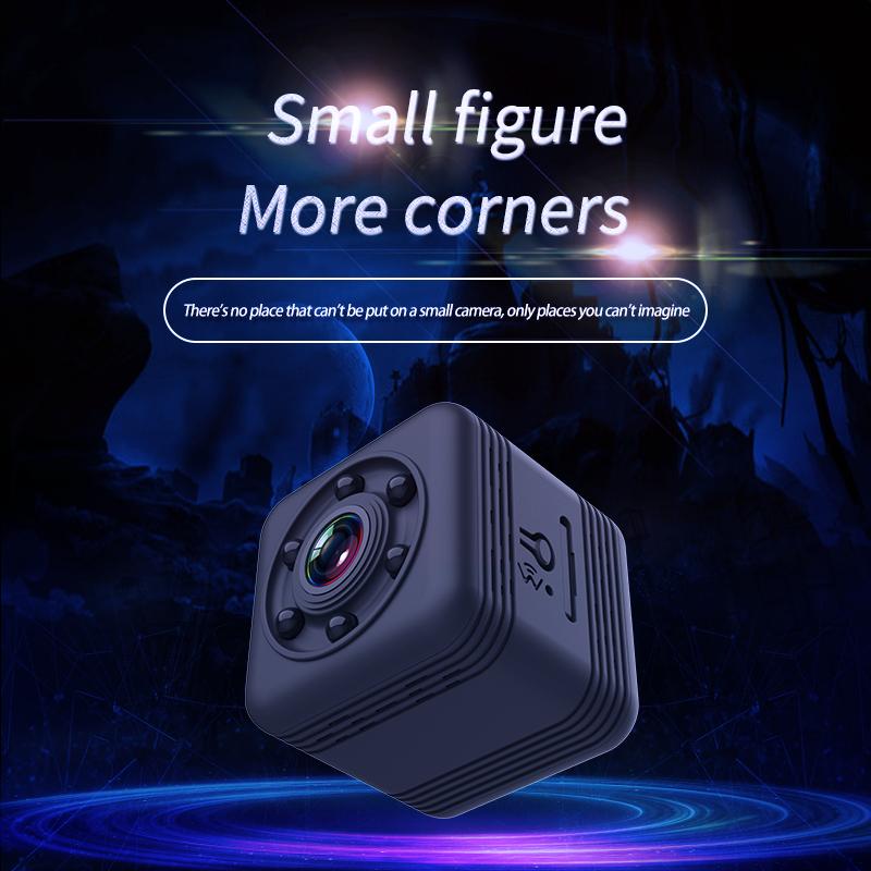 WIFI Camera SQ29 Webcam HD Camcorder 1080P Lens Video Night Vision  Waterproof Support TF with USB Charge Cable Clip - Main Image