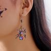 Creepy Spider Women Earrings Unique Halloween Accessory Durable Alloy Crafted For Themed Events And Gift Giving