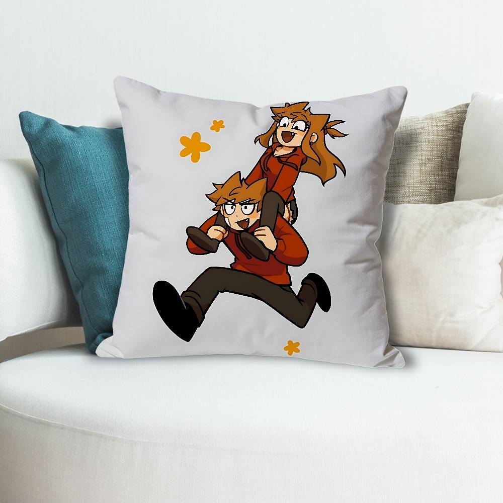

EEddsworldsS Web Drama Various Sizes Square Pillow Case For Car Home Bedchamber Decor Custom Valentine gift 30x30 cm