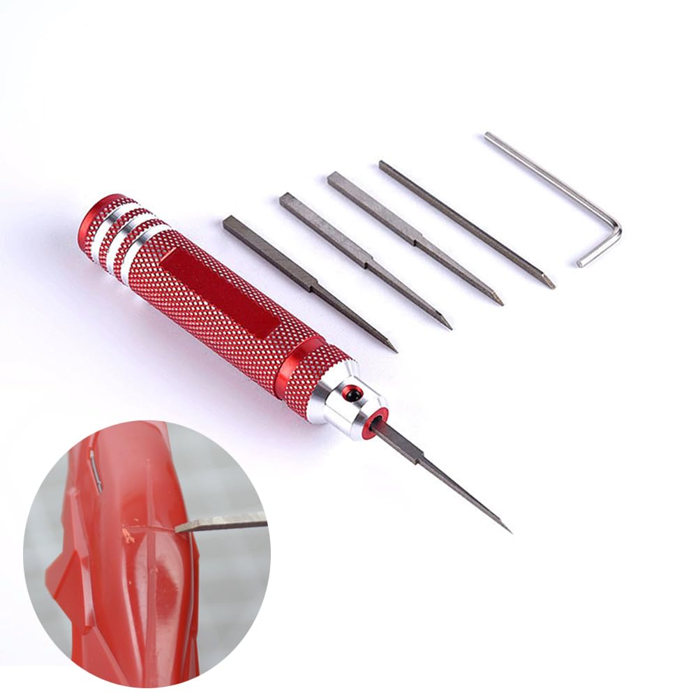 

Renjzle Carving Chisel Set for Carving Carving Carving Carbide and Chisels for Plastic and and with Storage Box (5 pieces) Lines, Chisels, Figures,