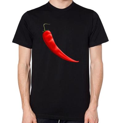 Red Chilli Pepper T-Shirt Men Women Unisex Hot Spicy Food Lover Top