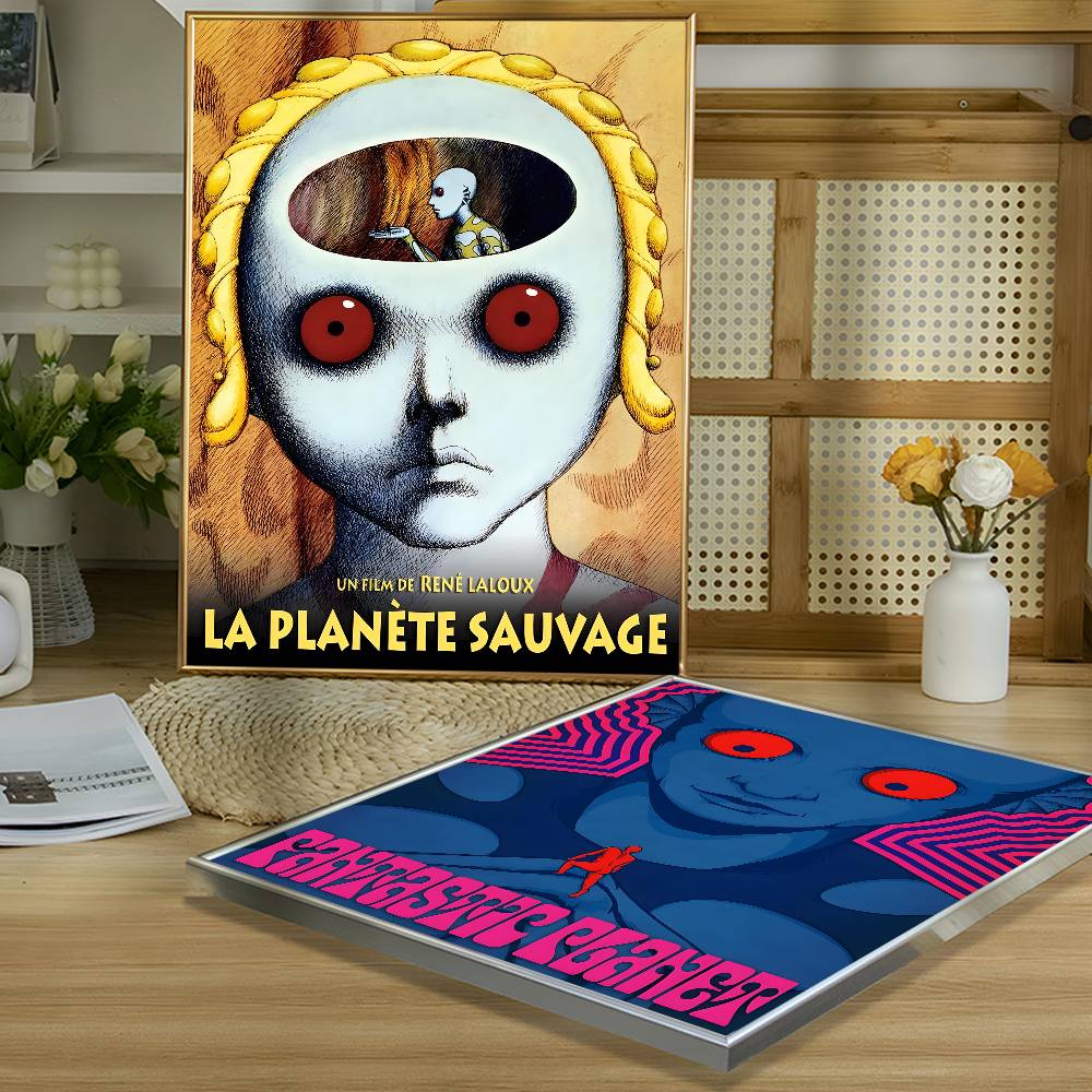 Classic Science Fiction Movies Fantastic Planet La Poster Sticker Print Waterproof Wall Art For Living Room Bedroom Home Decor