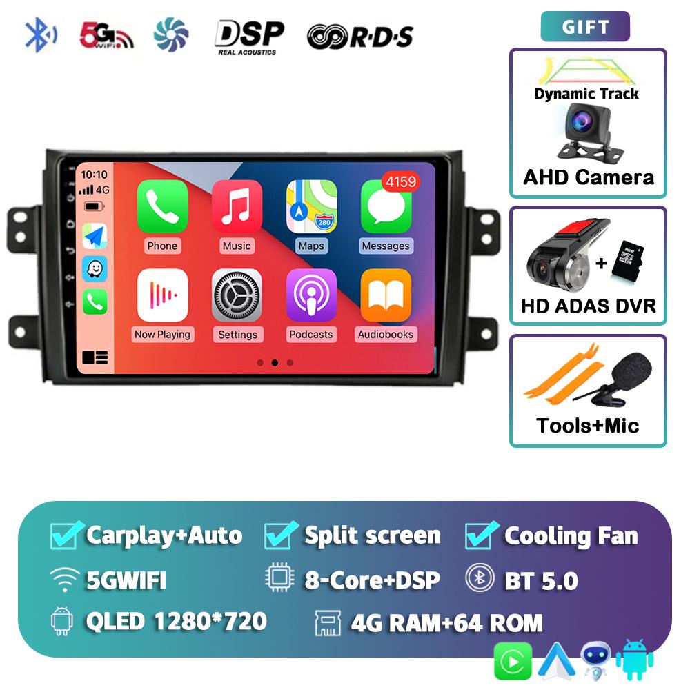 Pentru Suzuki SX4 2006-2013 Fiat Sedici 2005-2014 Android 14 Carplay Radio Auto Navigație Multimedia Player Video Audio 2din Stereo