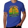 Funny Corn - Retro Vintage It Has The Juice It’s Corn T-Shirt Vintage Clothes Blacks Slim Fit T Shirts for Men