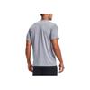 Under Armour Solid Color Printed Logo Round Neck Soft Comfortable Short Sleeve T-Shirt Men Tops Gray 1329581-035