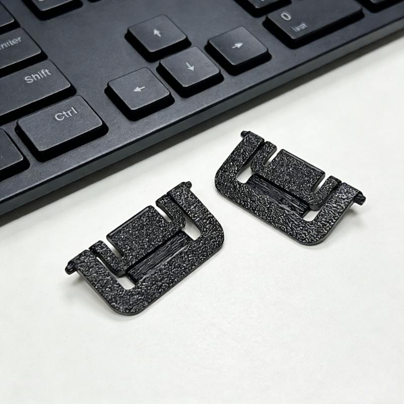 2Pcs Keyboard Feet Upgraded Keyboard Bracket Leg Stand Replacement Easy Installation Feet Stand For G713 G715 Accessory
