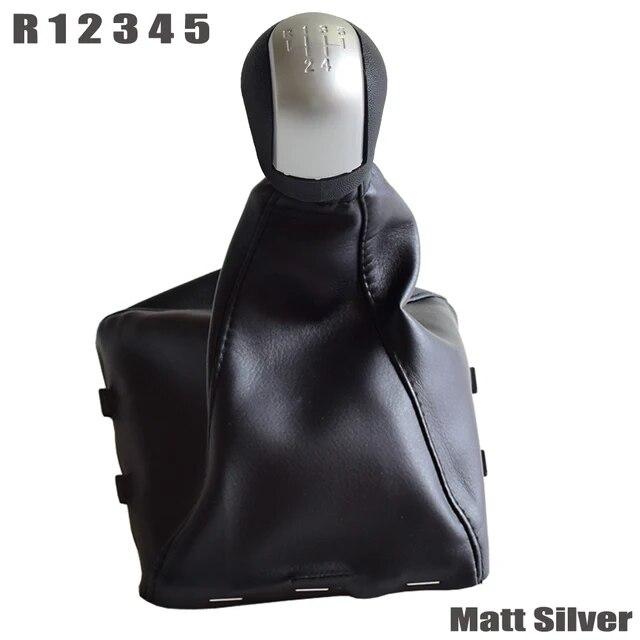 For Opel Vectra C B Corsa Astra G SIGNUM Combo 02-05 Manual 5 6 Speed Car Gear Shift Knob Lever HandBall With Gaiter Boot Cover