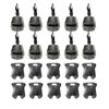 MOC Medieval Military Building Blocks Weapon Figure Accessories Shoulder Armour Helmet Bow Cape Hat Sword Brick Toy Gift X038