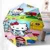 Hello Kitty,Painting Automatic Folding Umbrella-Simple 8-Rib Design, Bright Cartoon Pattern, Durable Iron Frame, Suitable For Travel, Outdoo