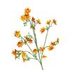 3-Fork Artificial Flower, Realistic Fake Silk Flower with Stem, Faux Bloom for Wedding Party Home Office Table Centerpiece Decoration