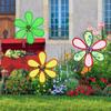 Wind Garden Spinners Decorative Lawn Pinwheels Rustproof Decorative Windmill Garden Stake For Patio Balcony Lawn Decoration