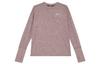 Drop Shoulder Sleeve T Shirt Women's Pink Brown 928742-298