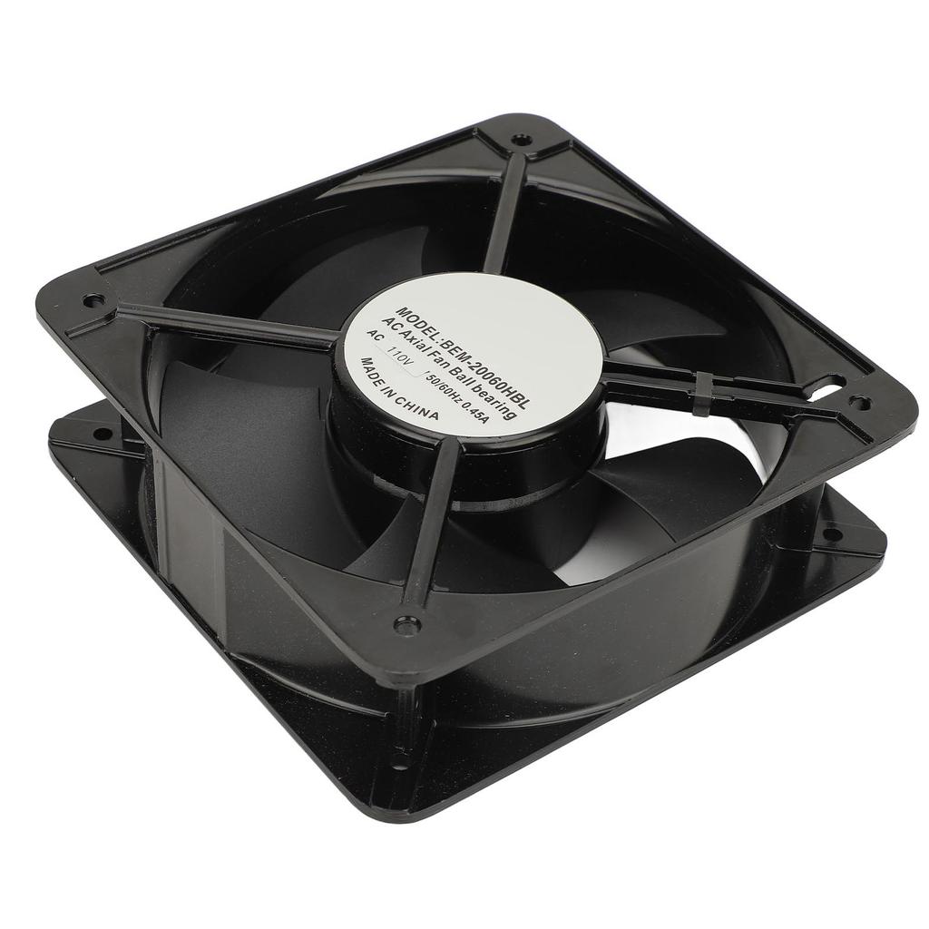 8in Axiallüfter Leise 285m³ h 2600 U/min Wandmontage Axialer Abluftventilator für Küche Schlafzimmer Büro Keller 110V