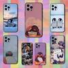 Animal P-Pingu Penguin Phone Case For iPhone 16,15,14,17,13,12,11 Plus,Pro Max,XS,X,XR,SE,Mini,8,7,Soft Silicone Black Cover