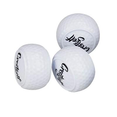 1 Stück/2 Stück/5 Stück Flache Golf Trainingsbälle Flache Form Golfball Zweischichtige Abschlagbälle Golf Übungsbälle Für Schwung Putter