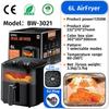 2025 New 15L Large Capacity Air Fryer Oven Combo with Touch Control for Home Use