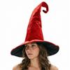 Tall Pointed Party Hat for Seasonal Costumes, Shapeable Outline and Tip with Soft Polyester Shell and Support Frame