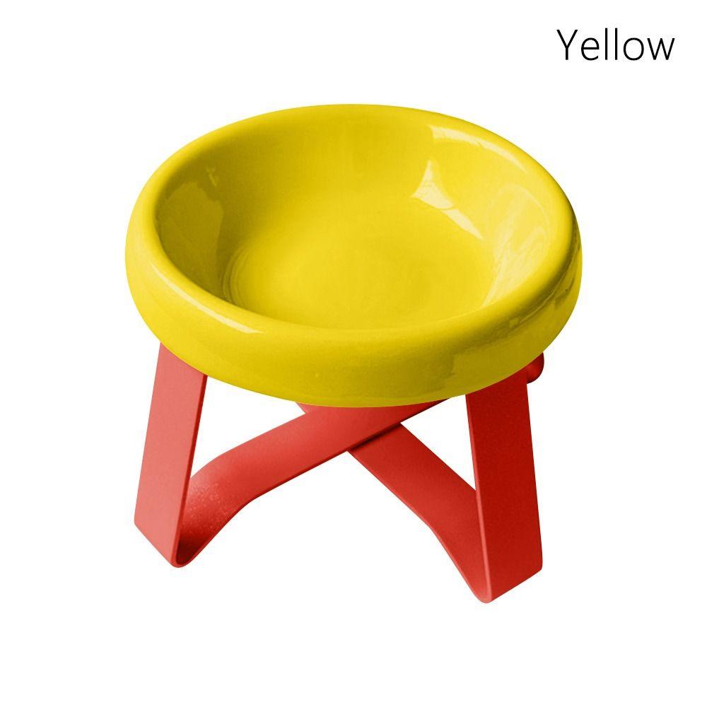 Neck Protection Pet Bowl High Feet Dog Bowl New Cat Bowl  Pet Supplies