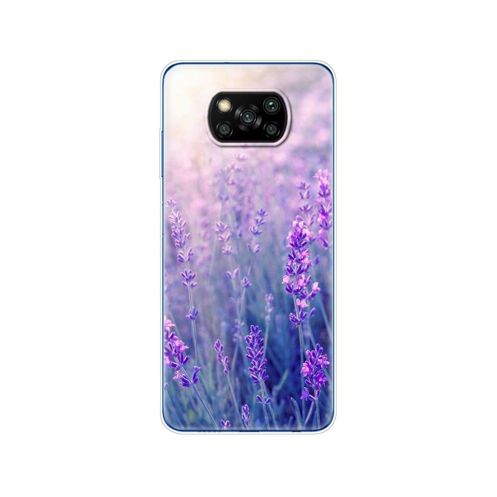 Für Xiaomi Poco X3 NFC x3 pro Hülle Silikon Weiche Rückseite TPU Bumper für Poco X 3 NFC 6.67'' Global Handyhülle Winter Schnee Weihnachten