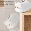Tissue Dispenser Cute Cat Shaped Paper Holder Large Capacity Wide-Mouth Design Multi-Functional Storage Box
