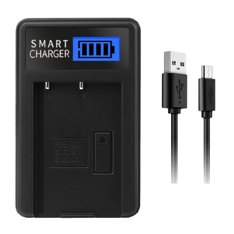 

EN-EL9 EN-EL9A LCD Single Charger Battery Charger for D40 D40x D60 D3000 1